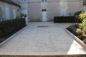 terrasse en pavés de paris